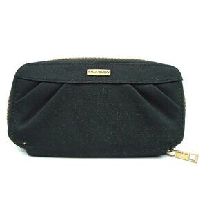 Travelon Black Wallet Wristlet Safe ID RFID Blocking Full Zip Around Closure